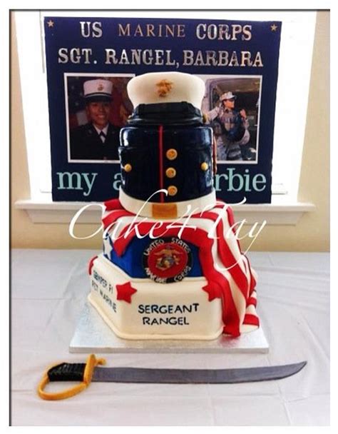 Marines Decorated Cake By Angel Chang Cakesdecor