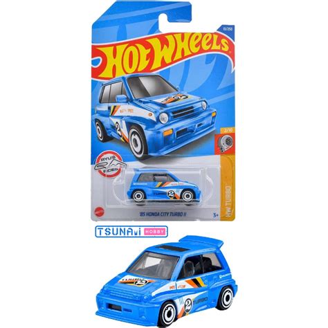 Xe mô hình Hot Wheels 85 Honda City Turbo II Blue Shopee Việt Nam