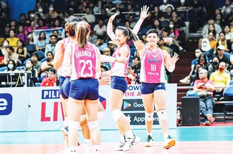 Creamline Clobbers F Logistics In Pvl Watchmen Daily Journal