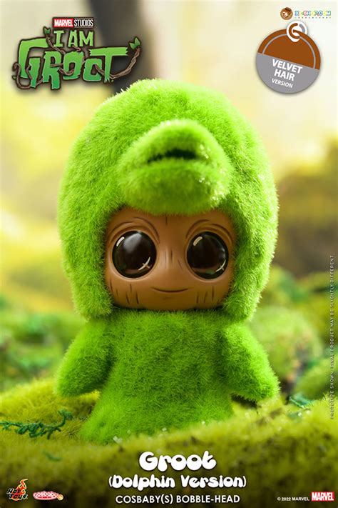 Hot Toys COSB969 I Am Groot Groot Dolphin Version Cosbaby S Bobble Head