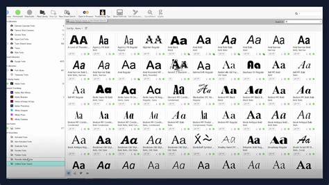 Connect Fonts Training - Finding Postscript Fonts