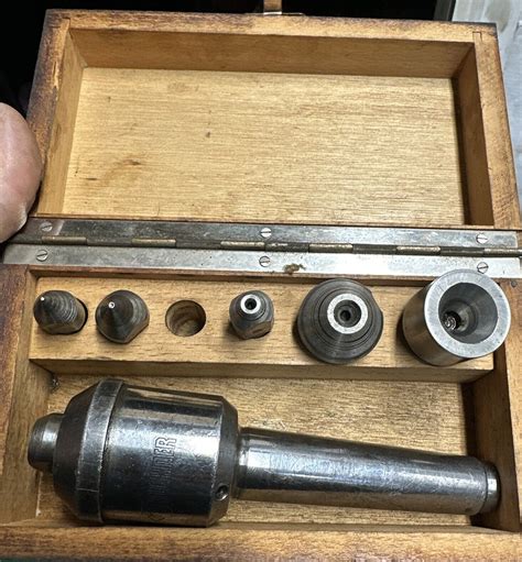 Bruckner Interchangeable Tip Mt Morse Taper Live Center Metal Lathe