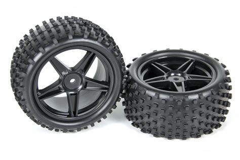 06026 1/10 Scale RC Rear Buggy Wheels Complete 2P 12mm Hex - RC High Performance Hobbies