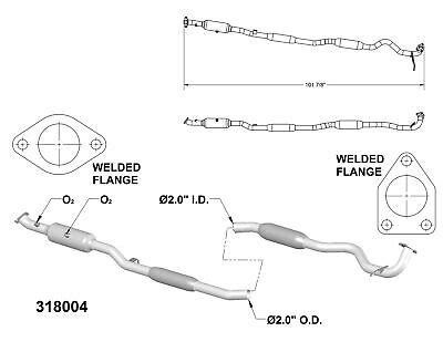 Front Catalytic Converter For 2022 2023 Mitsubishi Outlander PHEV EBay