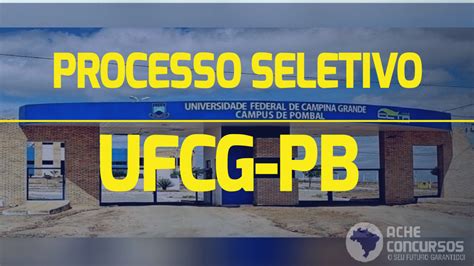 Ufcg Pb Abre Vagas Para Professor Substituto