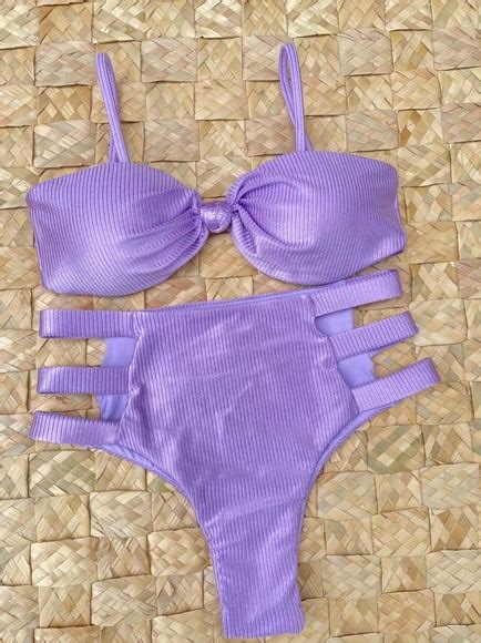 Biquíni Top Nó Calcinha Hot Pants Elo Produtos Especiais