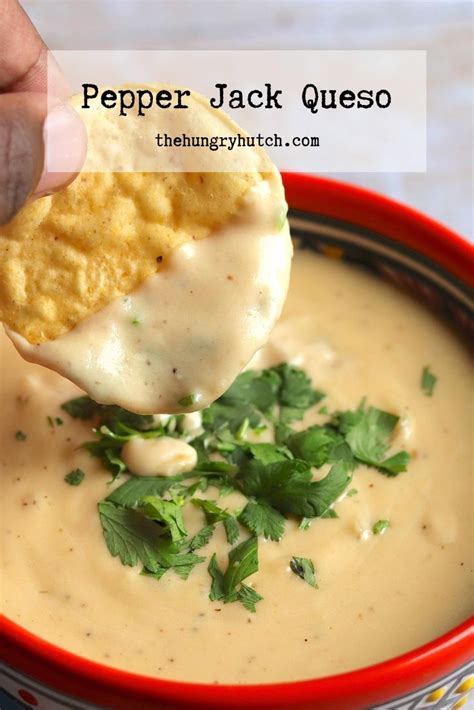 Pepper Jack Queso Dip Recipe Queso Recipe Easy Stuffed Peppers Pepper Jack Cheese Recipes