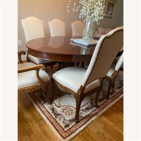 Cherry Wood Dining Room Table With 8 Chairs Aptdeco