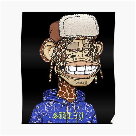 Nft Monkey Like Travis Scott Bored Ape Yacht Club Poster For Sale By