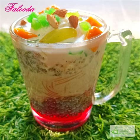 Easy Falooda Recipe Yummy Ashas Kitchen