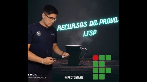 Dicas E Recursos Da Prova Ifsp Youtube