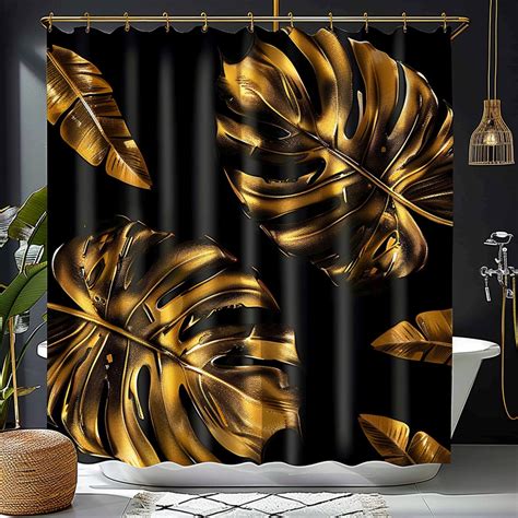 Transform Your Bathroom Into A Luxurious Oasis With Our Black And Gold