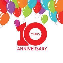 10th Anniversary Banner Vector Images (over 5,800)