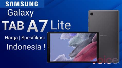 Samsung Galaxy Tab A7 Lite Indonesia Harga Dan Spesifikasi Youtube