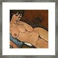 Nude On A Blue Cushion 4 Painting By Amedeo Modigliani Fine Art America