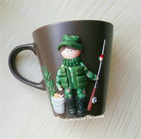 Кружка Из Полимерной Глины Для Мужчины Лучшая Фото Подборка