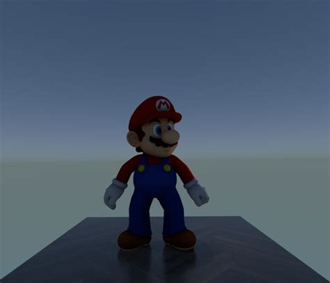 Mario Standing Super Mario 64 Render By Holo Mario On Deviantart