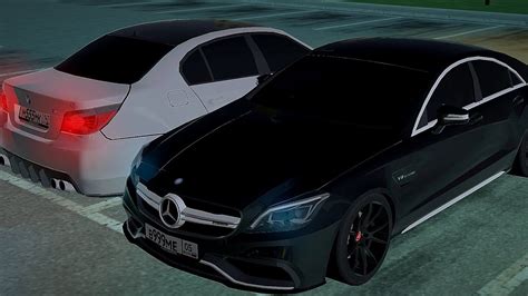 Bmw M5 E60 Vs Mersedes Cls 63 Amg Bmw E60 M5 Blackrussia м5 Mersedes Cls Youtube