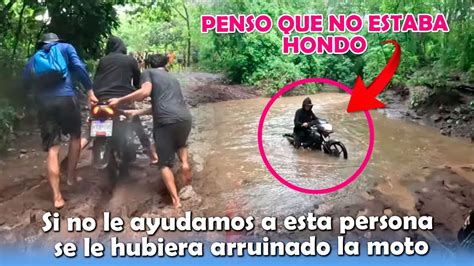 HEMOS LLEGADO AL RIO Y Mira Con Lo Que Nos Topamos Le Salvamos La Moto