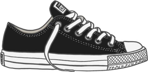 Black Converses Sticker For Sale