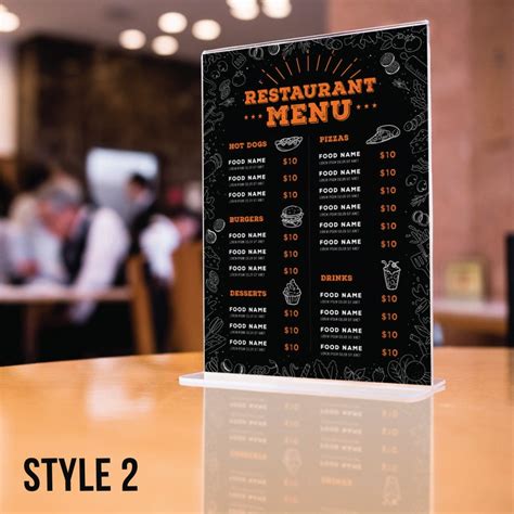 VINTAGE Custom Restaurant CHALKBOARD Menu Design UNLIMITED Revisions ...