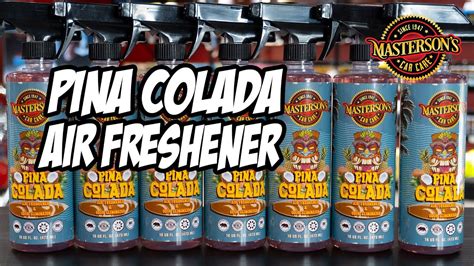 Pina Colada Air Freshener For Your Car Eliminate Smoke Pet Odors