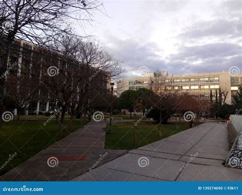 Thessaloniki, Greece - February 8 2017: Campus of Aristotle University ...