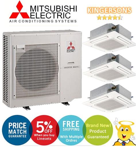 Mitsubishi Ceiling Cassette Zone System Shelly Lighting