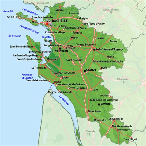 la rochelle carte  image satellite