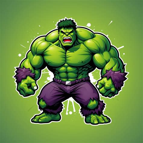 Premium Free Ai Images Vector Hulk Smash Mascot Logo Gaming Bright