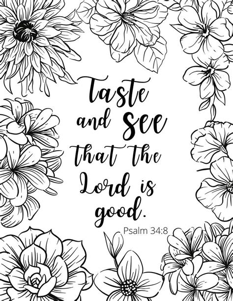 Free Printable Bible Verse Coloring Pages