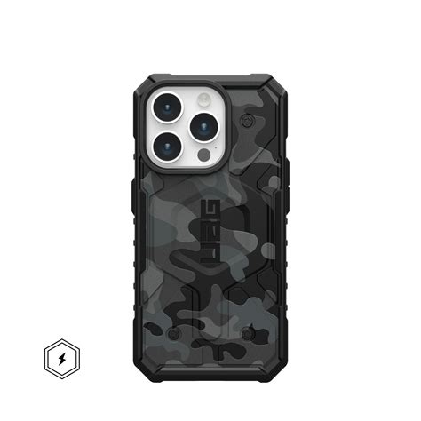 WY0101078 UAG IP15 Pro Max 磁吸式耐衝擊保護殼 迷彩黑 沐肯 MUKEN