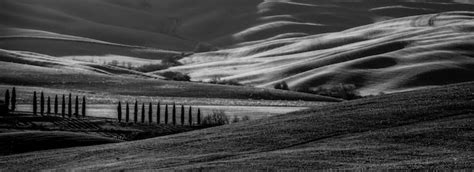 Premium Photo Black And White Landscape Of Tuscany Italy Panorama