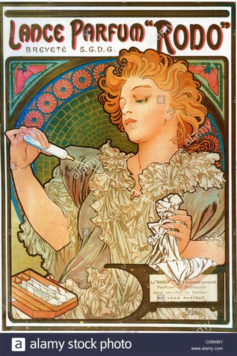 Alphonse Mucha Alfons Maria Lance Parfum Rodo Stock