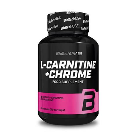 Л карнитин хром L Carnitine Chrome за нея BIOTECH USA 60