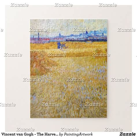 Vincent van Gogh - The Harvesters Jigsaw Puzzle | Zazzle