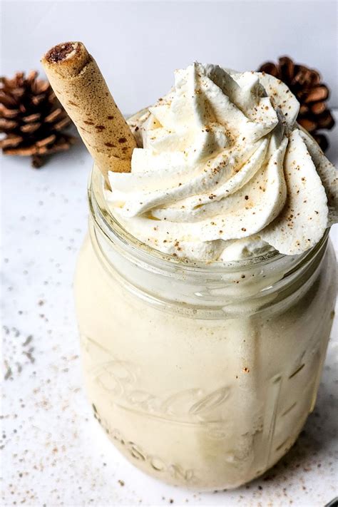 Eggnog Milkshake Mason Jar Recipe