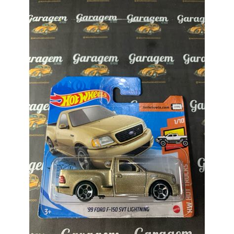 Hot Wheels Ford F Svt Lightning Shopee Brasil