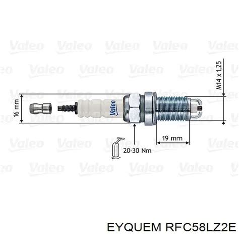 RFC58LZ2E EYQUEM bujía