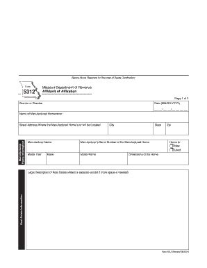 Printable Blank Affidavit Form Missouri