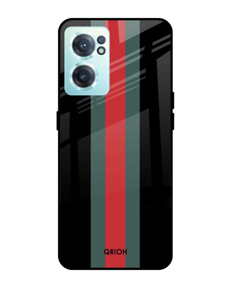 Buy Striped Premium Glass Cover For OnePlus Nord CE 2 5G Impact