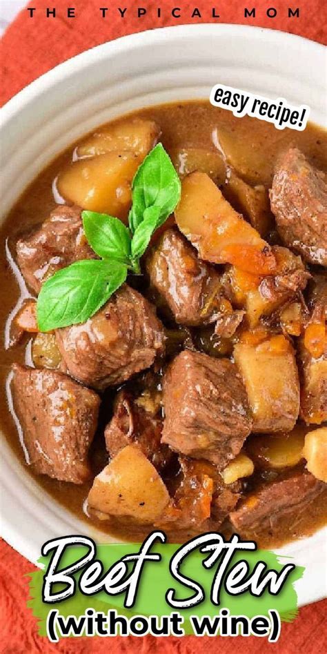 Beef Stew Without Wine Recipe