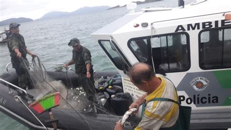 Polícia apreende 10 quilos de peixe em pesca irregular em Ubatuba