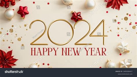 Happy New Year 2024 Digital Background Stock Photo 2405260417