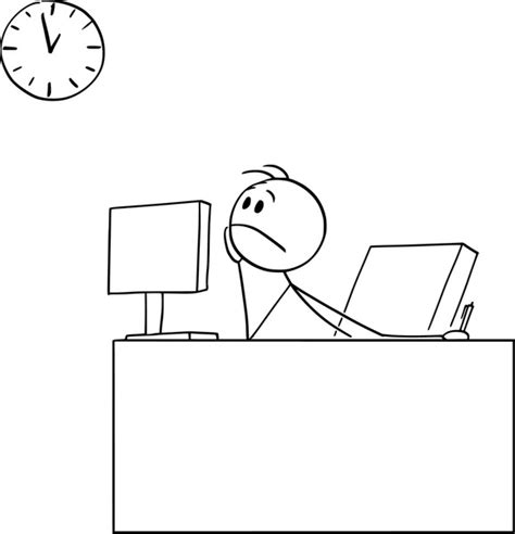 Boring Person Cartoon Bored Person Stock Illustrations – 6,129 Bored