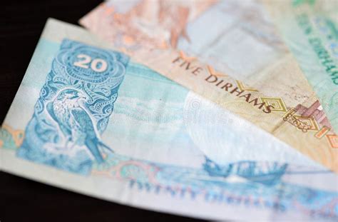 Uae Dirhams Banknote Stock Photo Image Of Dirham Paper 35457898