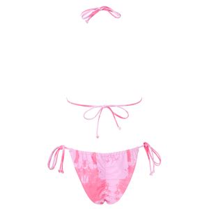 Amazon Omkagi Women Sexy String Bikini Swimsuit Tie Self Cheeky