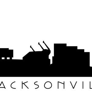 Jacksonville Skyline Silhouette Printable Skyline Jacksonville Florida PDF, Png, SVG, Eps, JPG ...