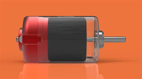 Dc Motor 3d Model 3d Printable Cgtrader