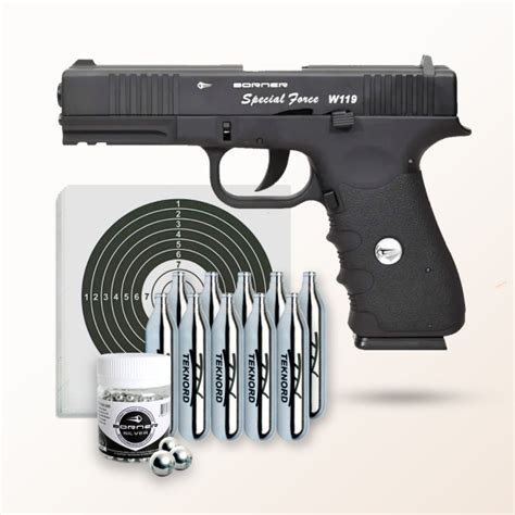 Пневматический пистолет Borner 1) BORNER_airgun_W119 (Glock 17 ...